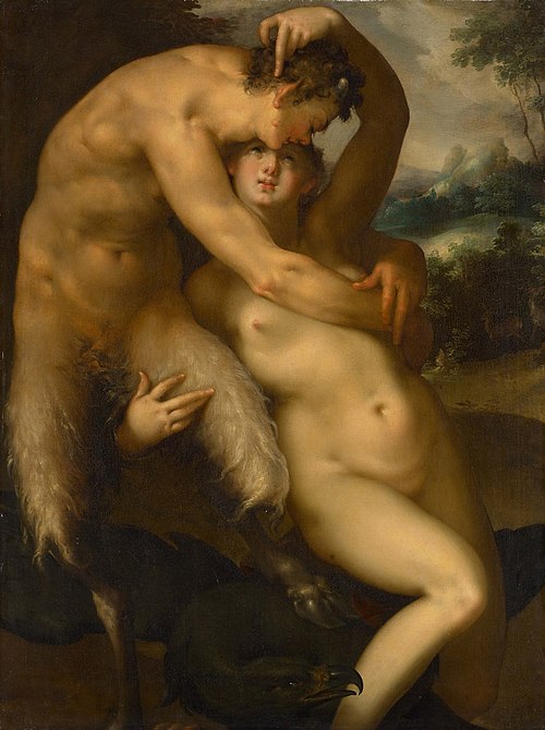 Jupiter und Antiope, 1596, Bartholomeus Spranger