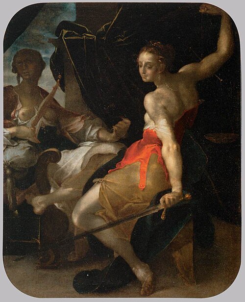 Allégorie de la Justice, 1592, Bartholomeus Spranger