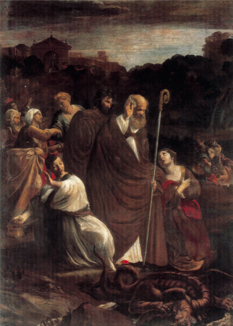 Miracle of Saint Veranus, 1610, Giovanni Lanfranco