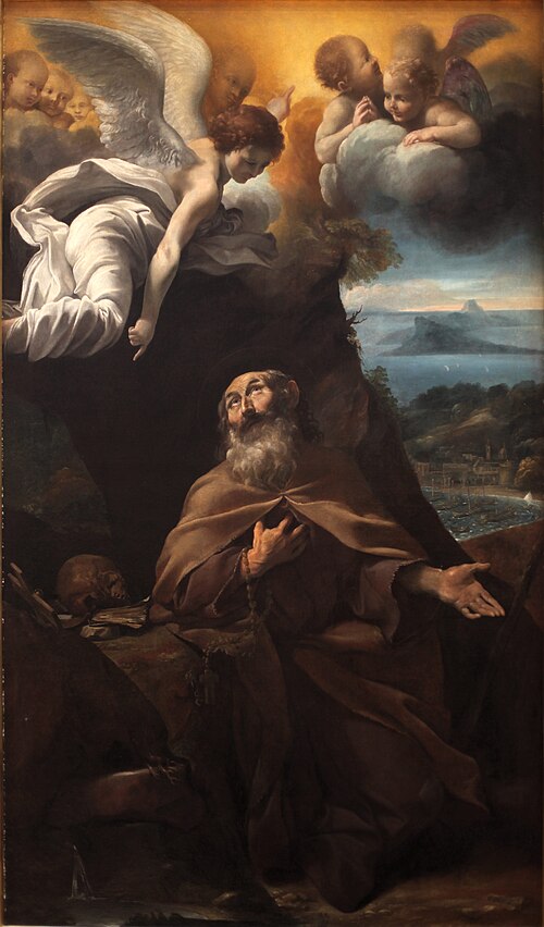 Saint Conrad Confalioneri, 1650, Giovanni Lanfranco