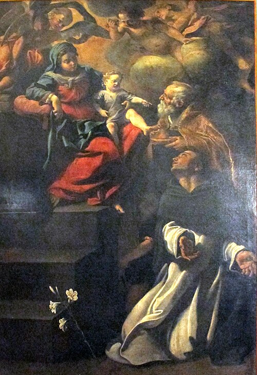 Madonna in trono con Bambino e Santi, 1607, Giovanni Lanfranco