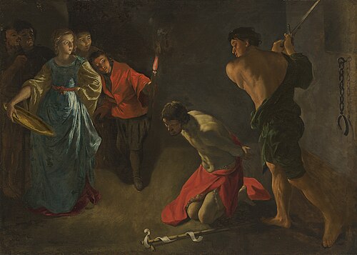 Execution of Saint John the Baptist, 1640, Giovanni Lanfranco
