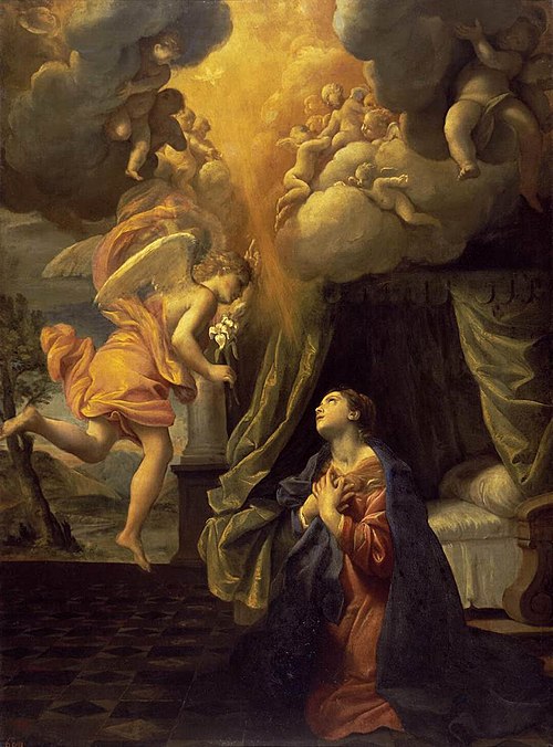 L'Annonciation, 1620, Giovanni Lanfranco