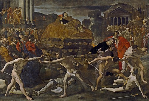Exequias de un emperador romano, 1636, Giovanni Lanfranco