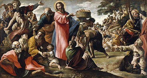 The Miracle of the Loaves and Fishes, 1624, Giovanni Lanfranco