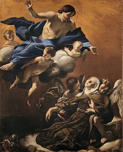 Ecstasy of St Margaret of Cortona, 1622, Giovanni Lanfranco