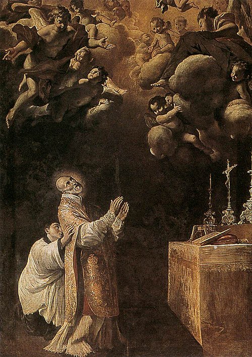 Glory of Sant 'Andrea Avellino, 1624, Giovanni Lanfranco