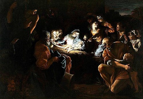 Nativity, 1600, Giovanni Lanfranco