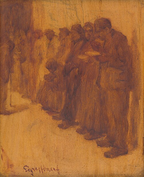 Polievka chudobných, 1901, József Egry