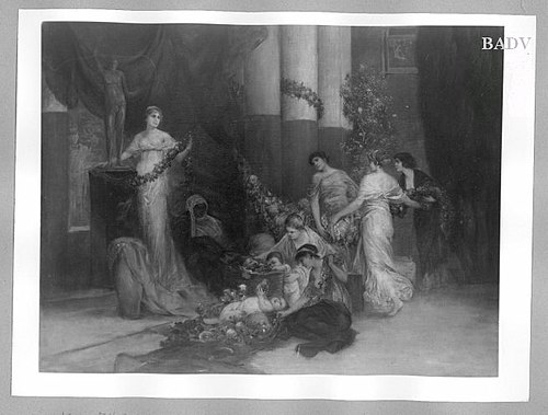 "Opferfest", 1892, Friedrich August von Kaulbach