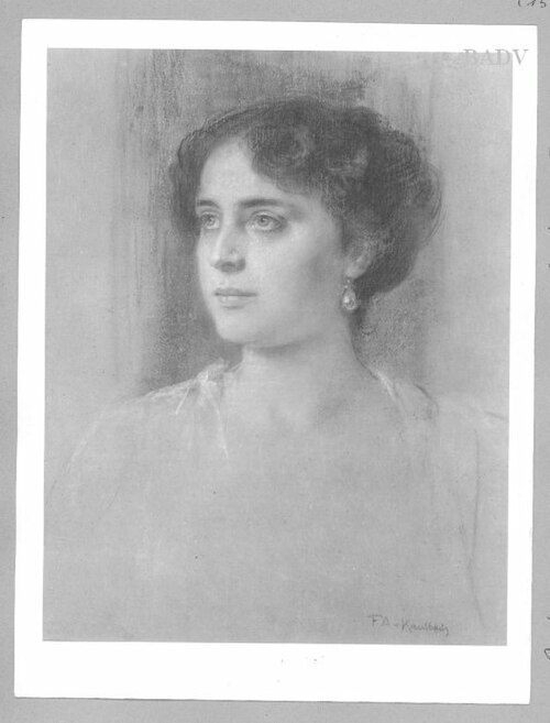 Frauenporträt, 1875, Friedrich August von Kaulbach