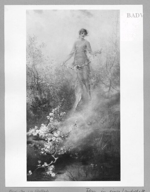 " Flora ", 1875, Friedrich August von Kaulbach
