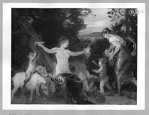 "Happiness", 1875, Friedrich August von Kaulbach