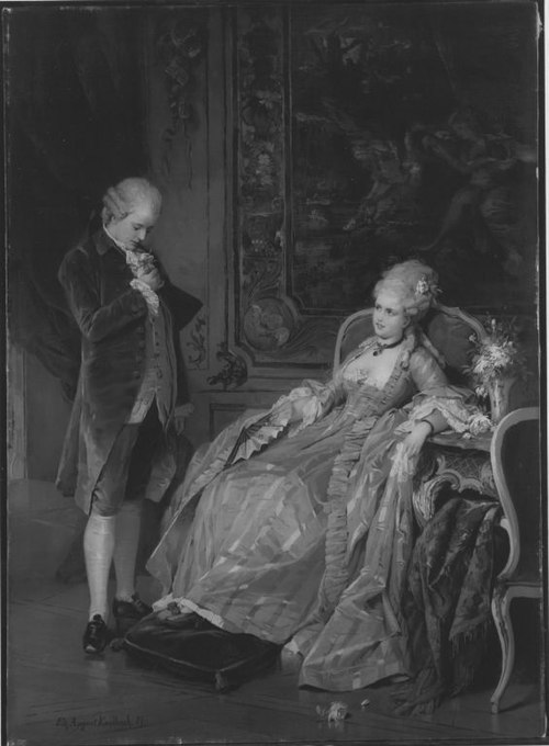 Im Boudoir (Kopie nach), 1900, Friedrich August von Kaulbach