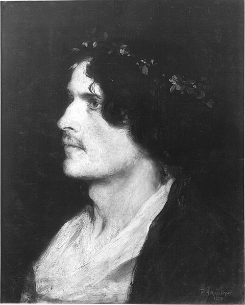 Männerkopf, 1878, Friedrich August von Kaulbach