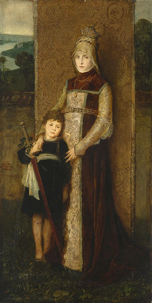 Gruppe vom Münchner Künstlerfest von 1876, 1876, Friedrich August von Kaulbach