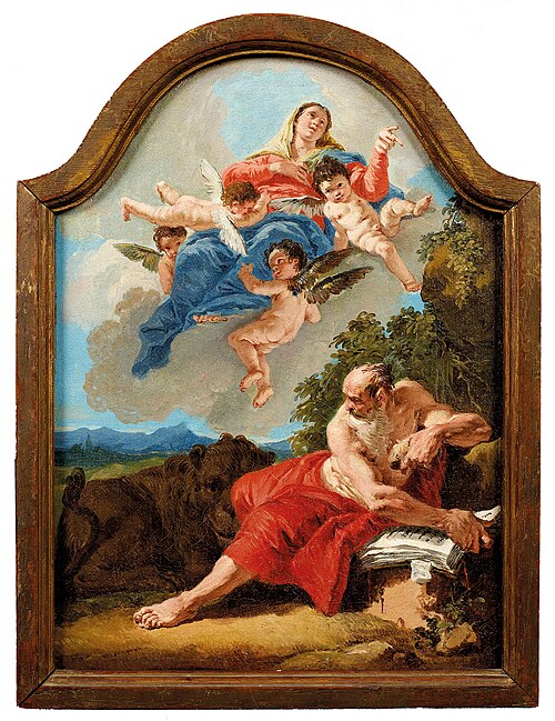 The Vision of Saint Jerome, , Francesco Fontebasso