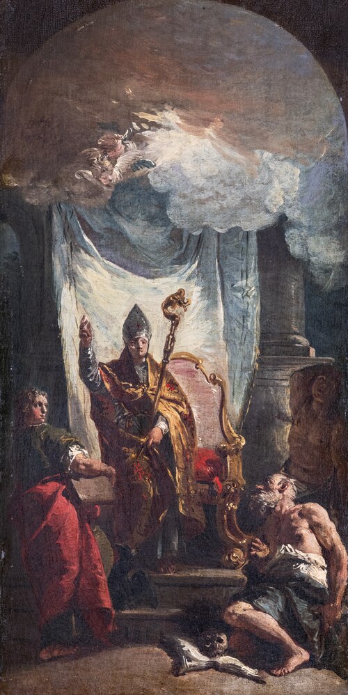 Four Saints, 1760, Francesco Fontebasso