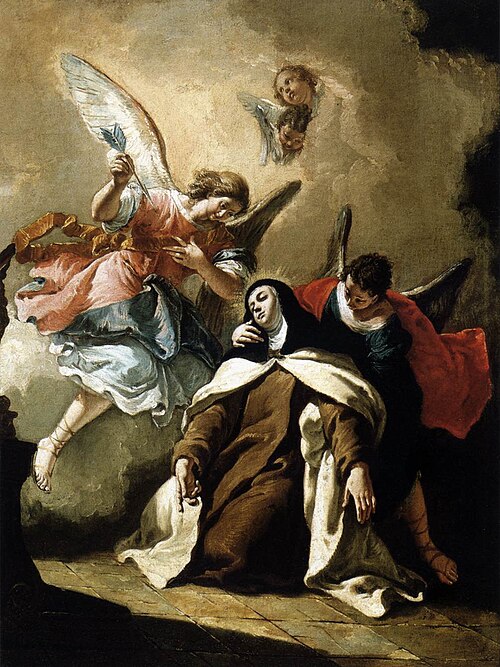 The Ecstasy of Saint Theresa, 1750, Francesco Fontebasso