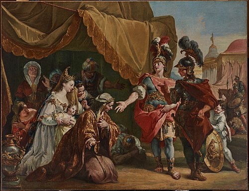 Family of Darius Before Alexander, 1750, Francesco Fontebasso
