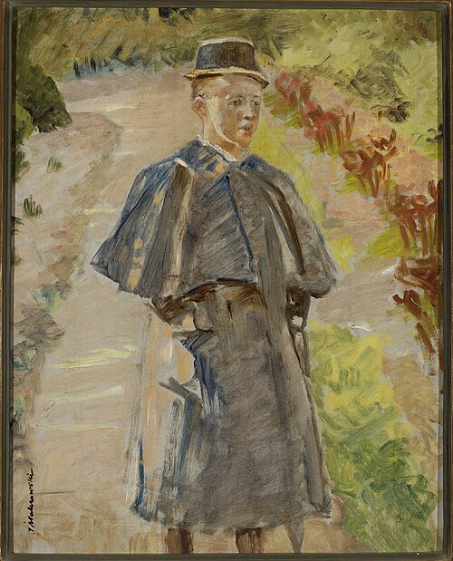Boy in the garden, sketch (Rafał, artist’s son), 1904, Jacek Malczewski