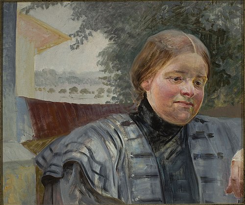Portrait of sister Helena, 1906, Jacek Malczewski