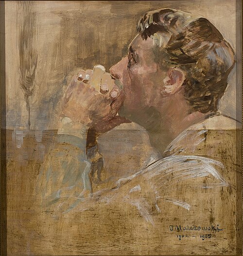 Praying man, 1903, Jacek Malczewski