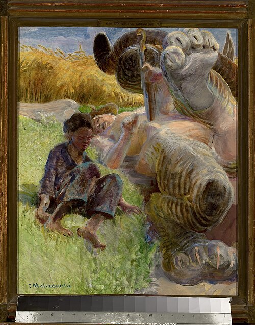 Shepherd boy and a harpy, 1905, Jacek Malczewski