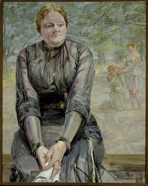 Reverie – portrait of sister Helena Karczewska, 1911, Jacek Malczewski
