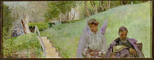 In springtime (In autumn), 1908, Jacek Malczewski