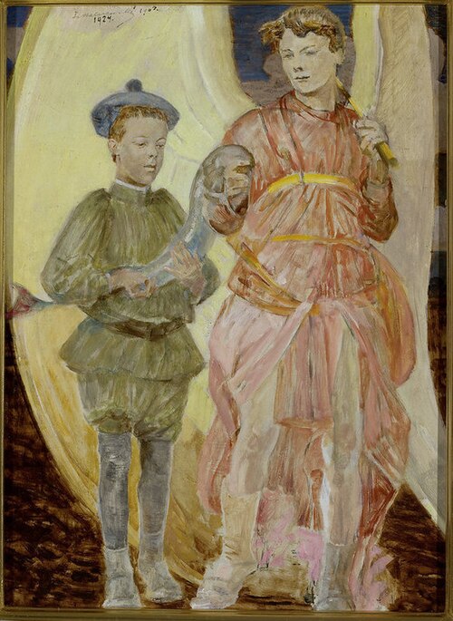 Tobias and the angel, 1924, Jacek Malczewski
