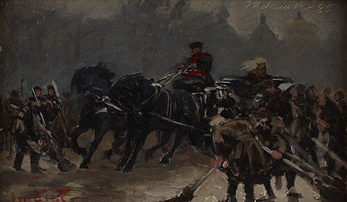 There Comes the Tsar, 1885, Jacek Malczewski