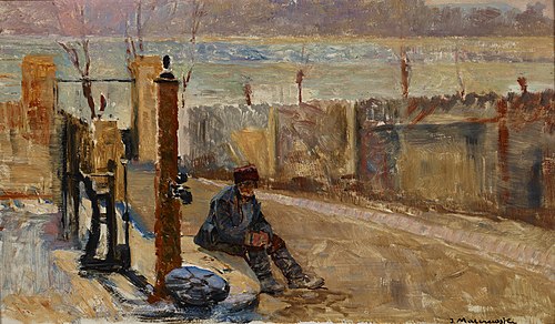 Embankments of the Vistula, 1900, Jacek Malczewski