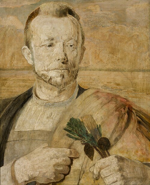 Portrait of Aleksander Mroczkowski, 1902, Jacek Malczewski