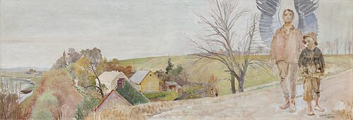 Angel with Tobias, 1902, Jacek Malczewski