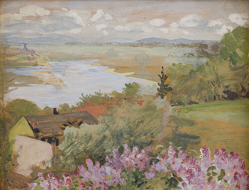 Valley of the Vistula from Zwierzyniec, 1905, Jacek Malczewski