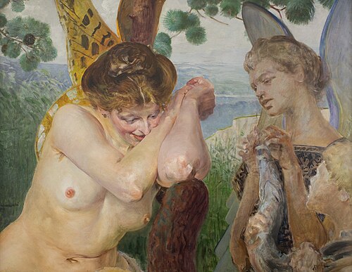 Tobias with a Harpy, 1909, Jacek Malczewski