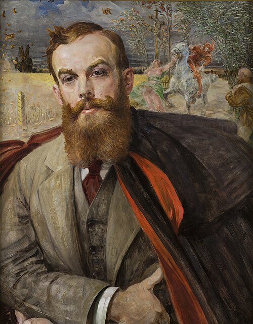 Portrait of Adam Łada-Cybulski, 1911, Jacek Malczewski