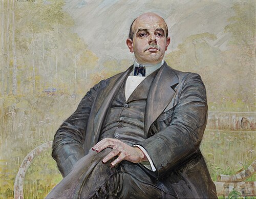 Portrait of Edward Maurizio, 1915, Jacek Malczewski