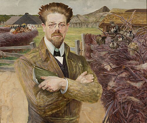 Portrait of Władysław Reymont, 1905, Jacek Malczewski