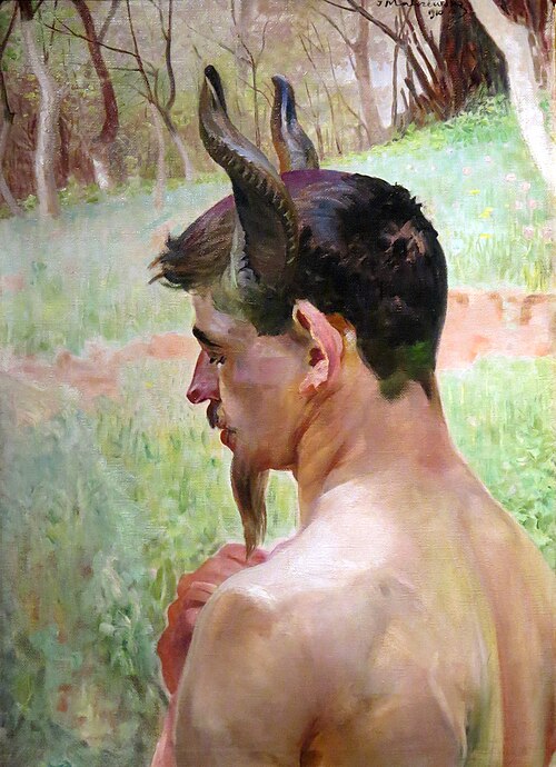 Thoughtful Faun, 1910, Jacek Malczewski