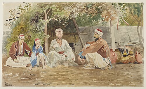 Genre scene from Asia Minor, 1884, Jacek Malczewski