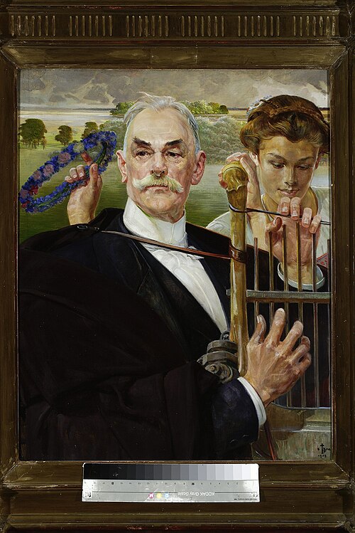 Portrait of Władysław Żeleński, 1908, Jacek Malczewski
