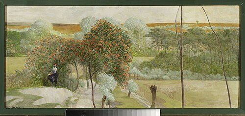 Landscape with rowan trees, 1909, Jacek Malczewski