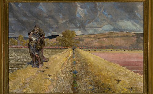 Saint Agnes., 1920, Jacek Malczewski