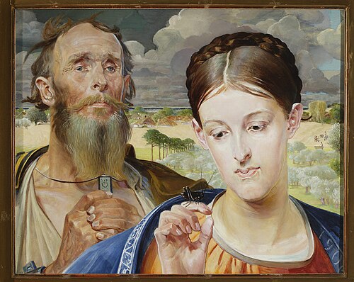Jacek Malczewski - Music, the left part of the triptych, 1906, Jacek Malczewski