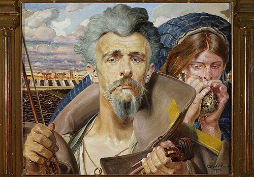 Music – central section of the triptych, 1906, Jacek Malczewski