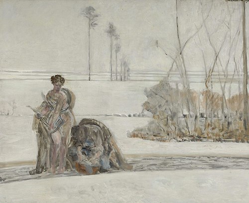 Winter landscape, 1908, Jacek Malczewski