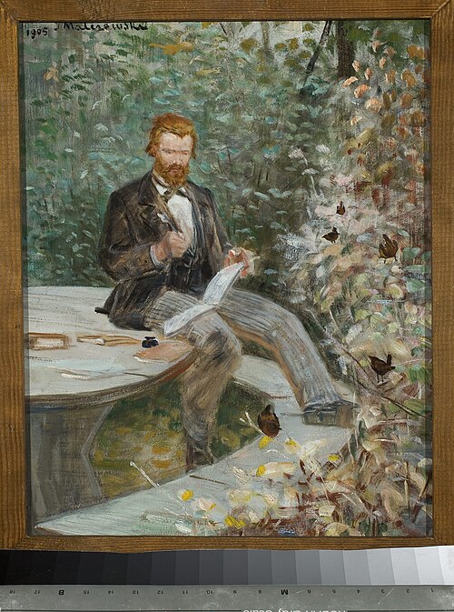Portrait of Adolf Dygasiński, 1905, Jacek Malczewski