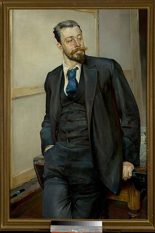 Portrait of Michał Gorstkin-Wywiórski, 1892, Jacek Malczewski